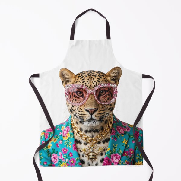 Item preview, Glamorous Leopard in Pink Rhinestone Sunglasses designed and sold by TheBeesForYou.