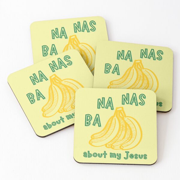 Item preview, Bananas About My Jesus, Child of God, Faith, Banana, Green and Yellow designed and sold by Forevermore.