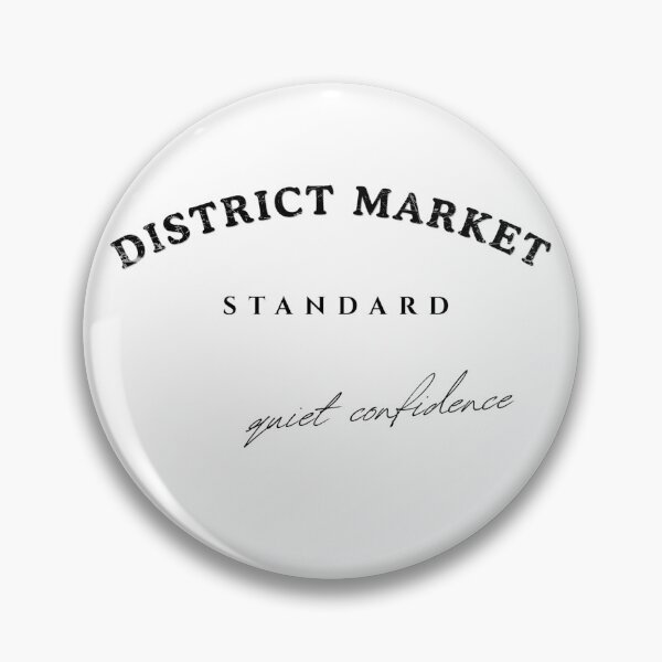 Item preview, DISTRICT MARKET STANDARD Graphic Tee – Black Vintage Typography Design | Quiet Confidence designed and sold by districtmarket.