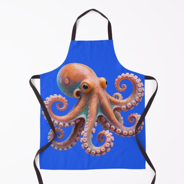 Item preview, Bright Friendly Octopus – Colorful Coastal Sea Life Art designed and sold by shorethings.