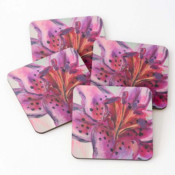 Item preview, Pink Stargazer Lily designed and sold by FearlessPaints.