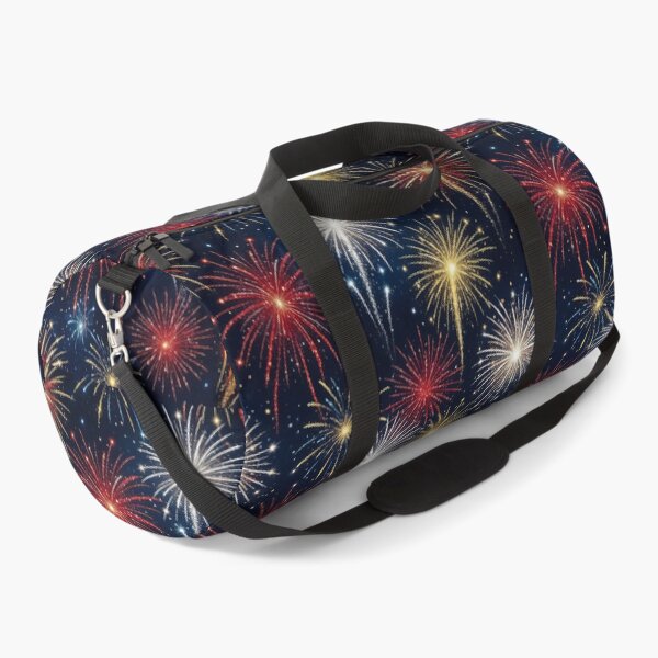 Item preview, Bursting Fireworks Night Sky Seamless Pattern designed and sold by Rhondajanda.