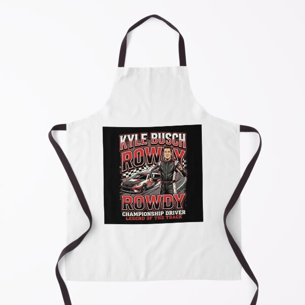 Item preview, Kyle Busch Rowdy Championship Driver Racing Fan Design designed and sold by Art Wave Studio.