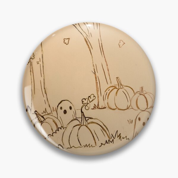 Item preview, Ghost in a pumpkin patch  designed and sold by Lilly-pad02.