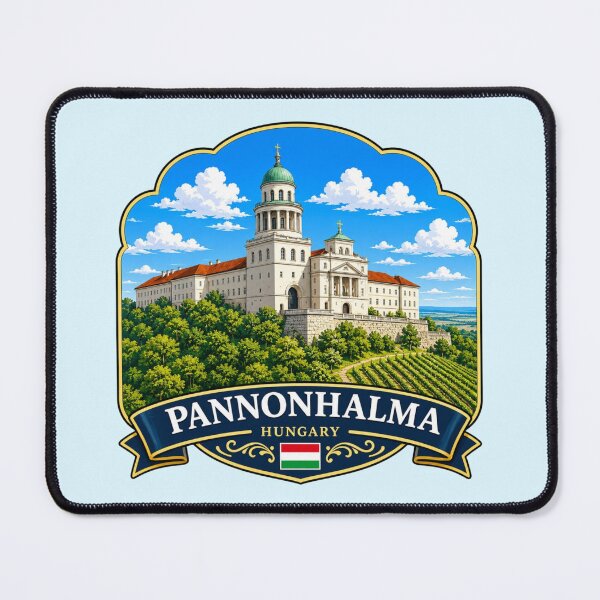 Item preview, Pannonhalma Archabbey, Hungary - UNESCO designed and sold by Myra365Art.