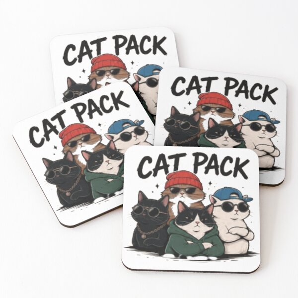 Item preview, Cool Cat Pack Squad designed and sold by lojamarroquina.