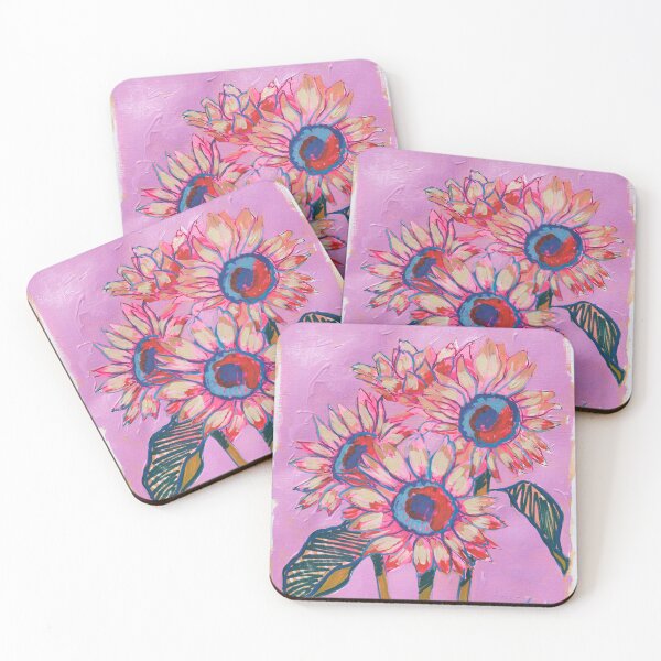 Item preview, Pink Sunflowers designed and sold by FearlessPaints.