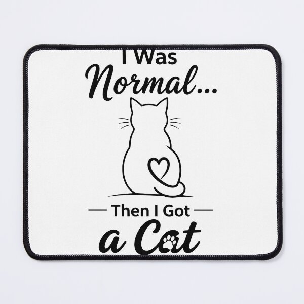 Item preview, I Was Normal Then I Got a Cat SVG | Funny Cat Lover Design designed and sold by mimouna00.