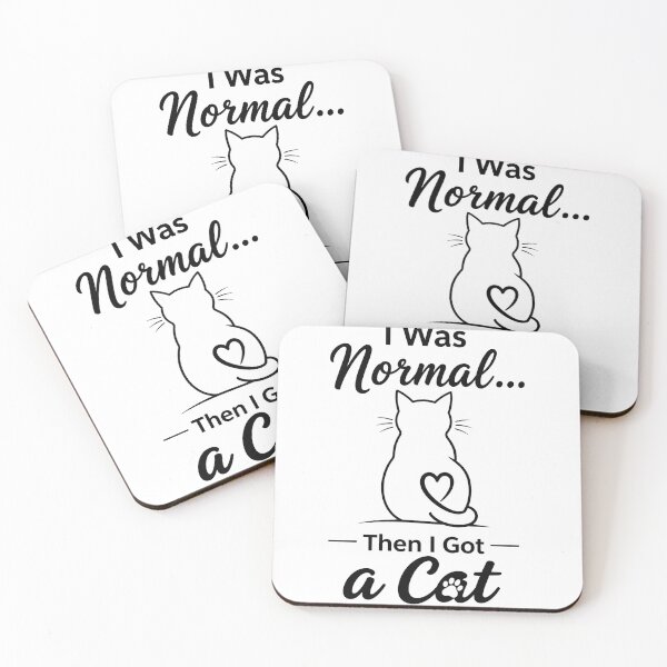 Item preview, I Was Normal Then I Got a Cat SVG | Funny Cat Lover Design designed and sold by mimouna00.