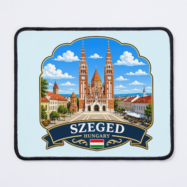 Item preview, Szeged, Hungary - Votive Church designed and sold by Myra365Art.