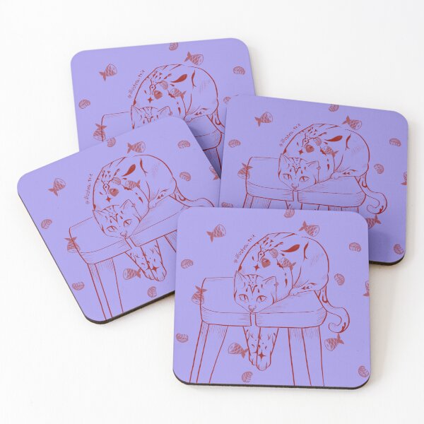 Item preview, cat and fishes designed and sold by illustratriz.