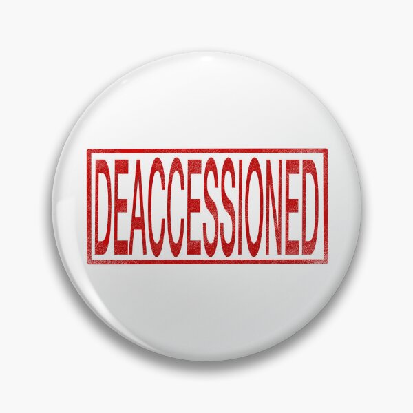 Item preview, DEACCESSIONED Stamp  designed and sold by VampCandyDesign.