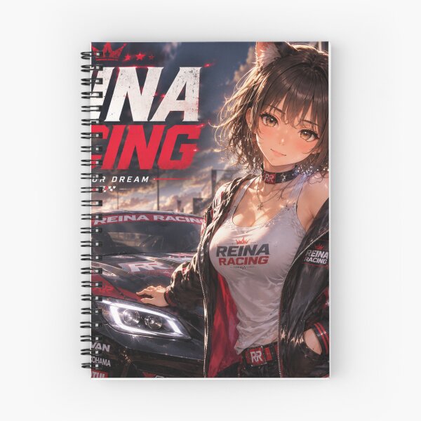 Artikelvorschau, REINA RACING – Verfolge deinen Traum | Anime-Rennfahrerin & Sportwagen entworfen und verkauft von RinaWorksJP.