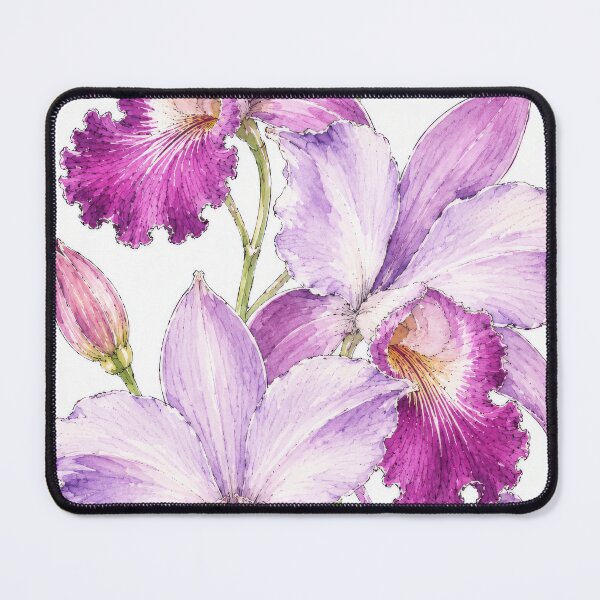Item preview, Lavender orchid botanical study designed and sold by scicilysimonee.