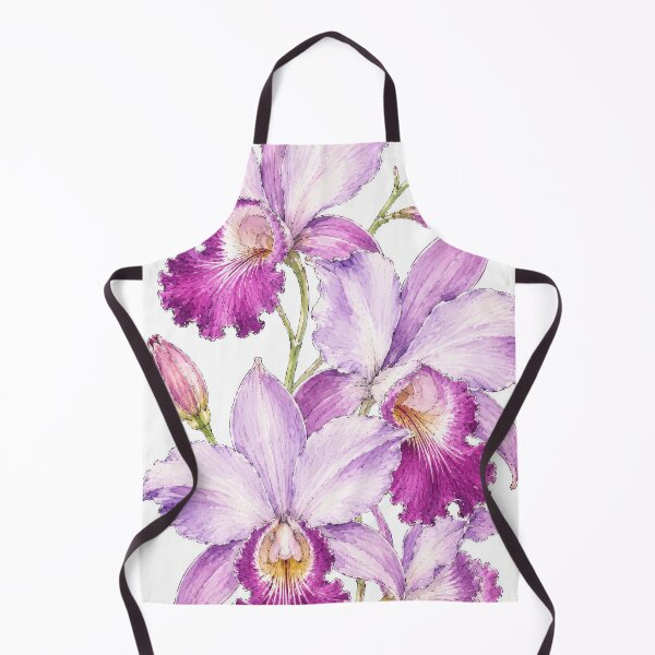Item preview, Lavender orchid botanical study designed and sold by scicilysimonee.