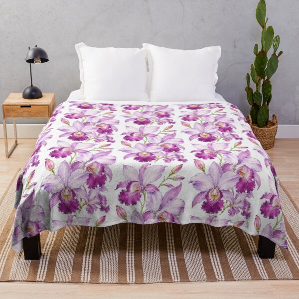 Item preview, Lavender orchid botanical study designed and sold by scicilysimonee.