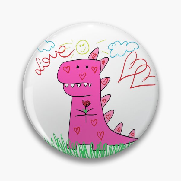 Artikelvorschau, rosa Dinosaurier entworfen und verkauft von Kasia1987t.
