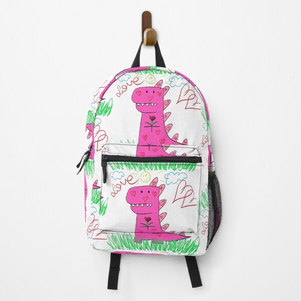 Item preview, pink dinosaur designed and sold by Kasia1987t.