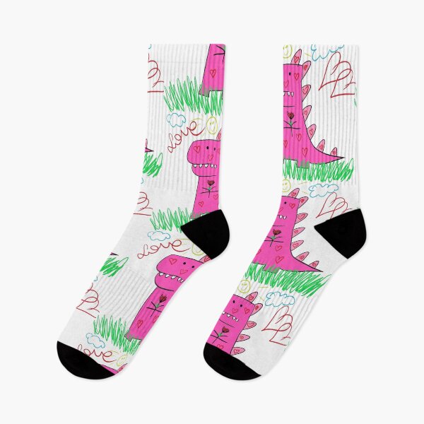 Item preview, pink dinosaur  designed and sold by Kasia1987t.