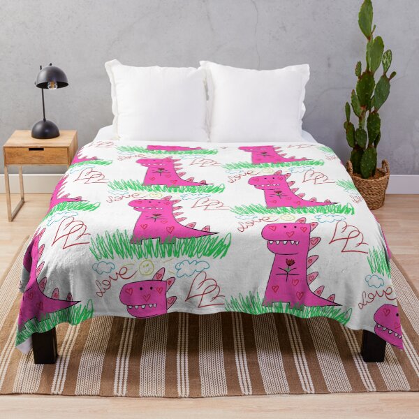 Item preview, pink dinosaur  designed and sold by Kasia1987t.