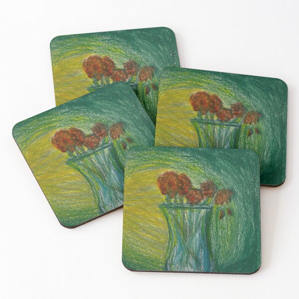 Item preview, Abstract Flowers in a Vase designed and sold by ArtByKalliopi.