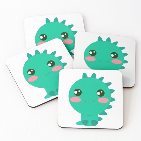 Item preview, Cute Green-Blue Dinosaur designed and sold by chartoot22.