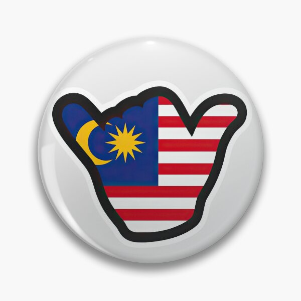 Item preview, Malaysia Shaka Flag designed and sold by ShakaLife.org.