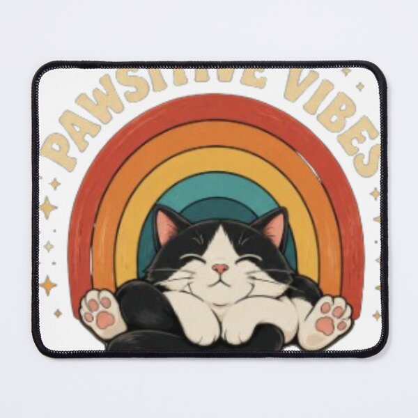 Item preview, Pawsitive Vibes Sleeping Cat designed and sold by lojamarroquina.