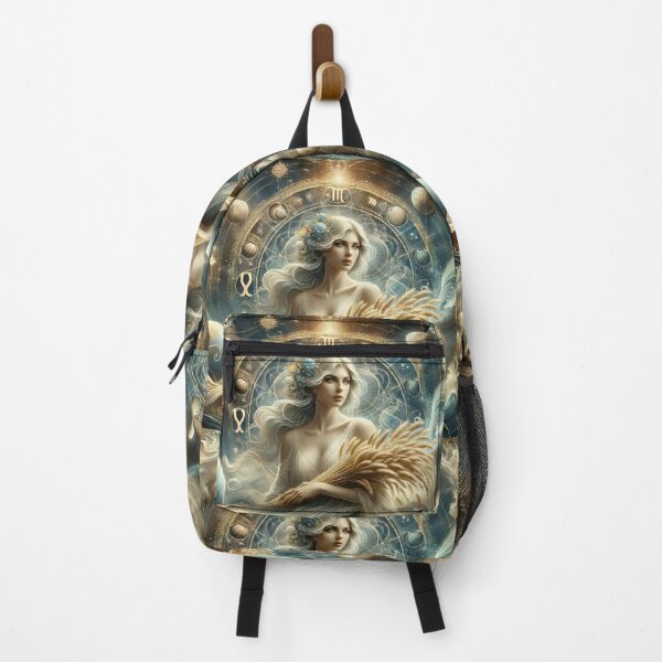 Item preview, Celestial Virgo – Zodiac Goddess of the Harvest designed and sold by UmSkelig834.