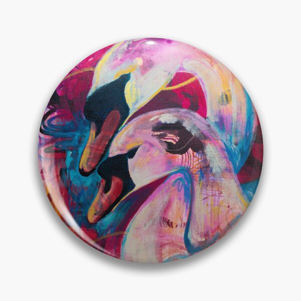 Item preview, Romantic Abstract Swans designed and sold by FearlessPaints.