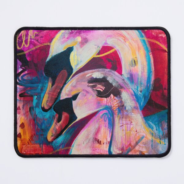 Item preview, Romantic Abstract Swans designed and sold by FearlessPaints.