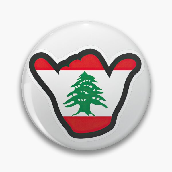 Item preview, Lebanon Shaka Flag designed and sold by ShakaLife.org.