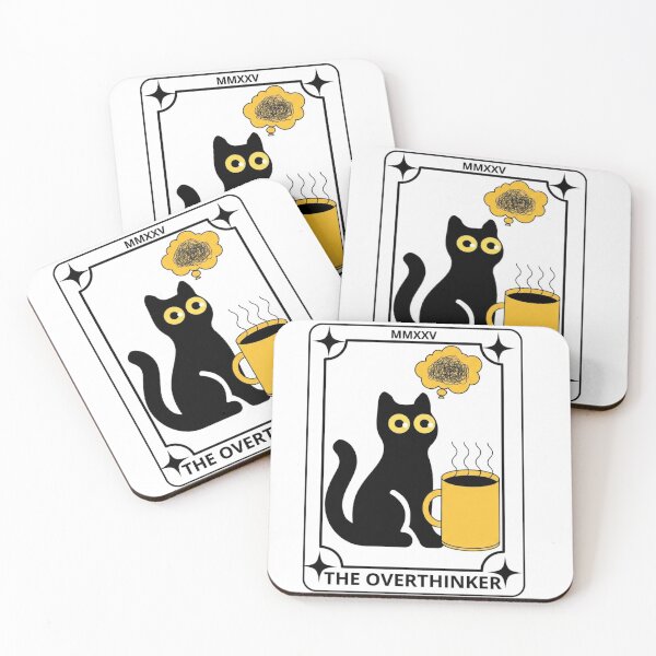 Item preview, Copy of The Overthinker - Funny Cat Tarot Card Aesthetic designed and sold by AMBAYK.