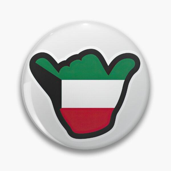 Item preview, Kuwait Shaka Flag designed and sold by ShakaLife.org.
