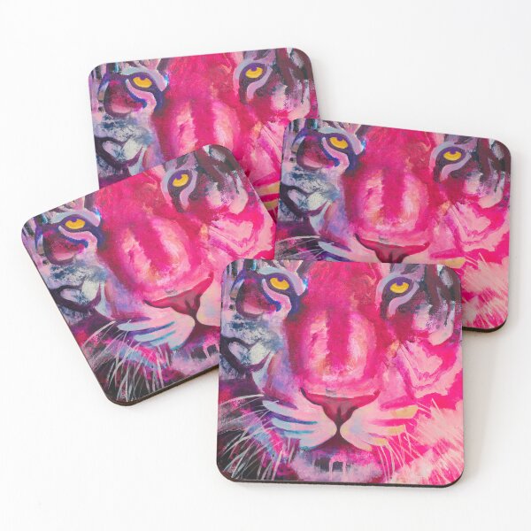 Item preview, Vibrant Pink Tiger designed and sold by FearlessPaints.