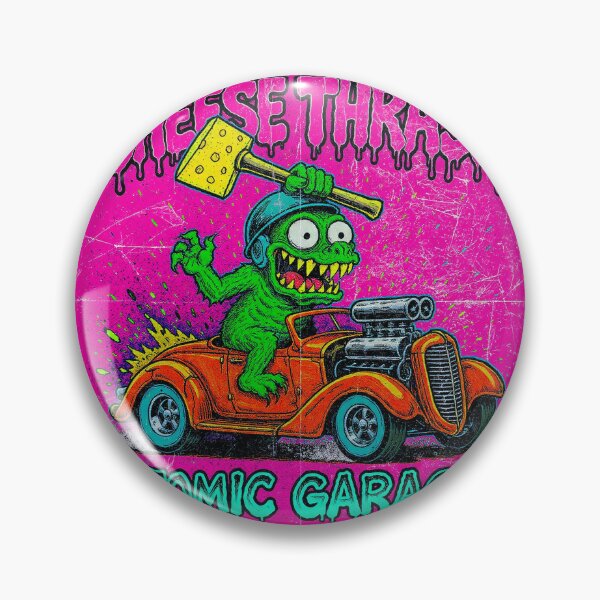 Item preview, Cheese Thrash Atomic Garage Monster designed and sold by greatlakesea.