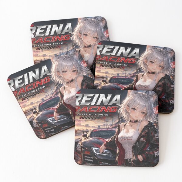 Item preview, REINA RACING Silver Edition - Chase Your Dream | Anime Motorsport Queen designed and sold by RinaWorksJP.