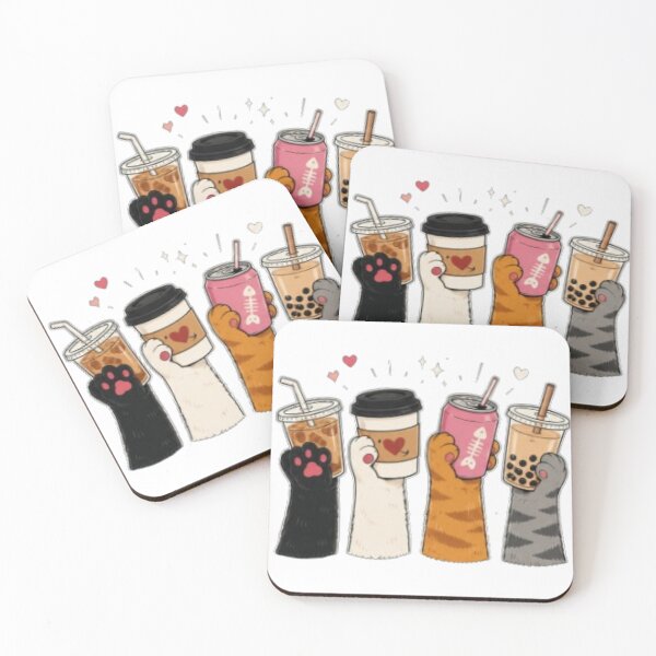 Item preview, Cats and Coffee Lovers designed and sold by lojamarroquina.