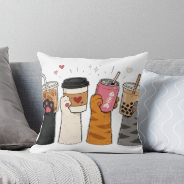 Item preview, Cats and Coffee Lovers designed and sold by lojamarroquina.
