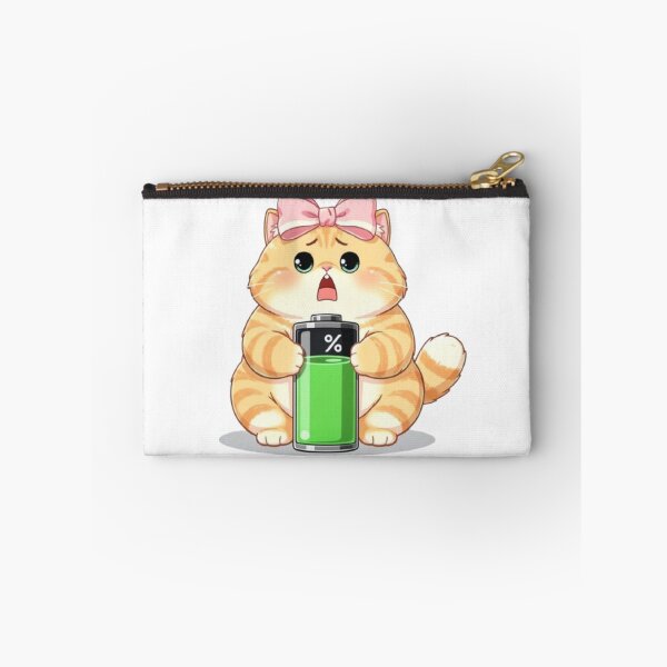 Item preview, Low Battery Cat Feeling Drained designed and sold by Moody Vibes Studio.
