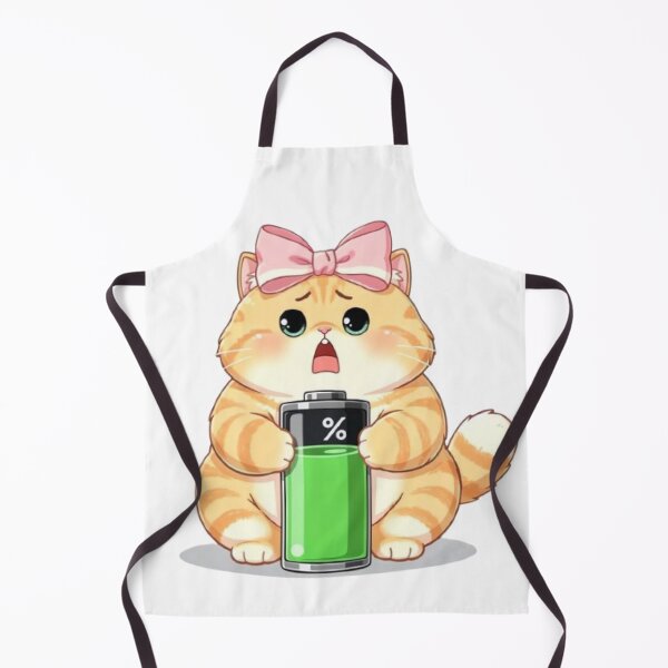 Item preview, Low Battery Cat Feeling Drained designed and sold by Moody Vibes Studio.