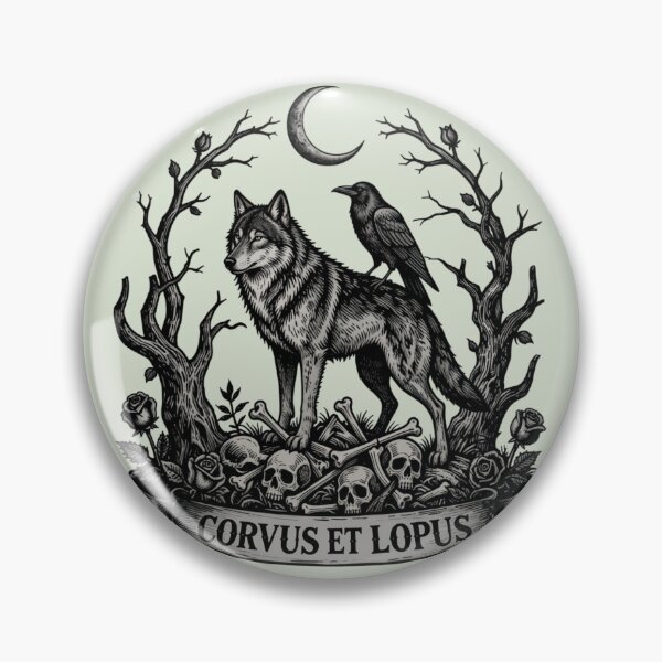 Item preview, Lupus Noctis - Gothic Wolf Howling at Moon Dark Art designed and sold by GoGreenlove.