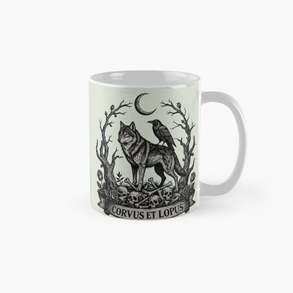 Item preview, Lupus Noctis - Gothic Wolf Howling at Moon Dark Art designed and sold by GoGreenlove.