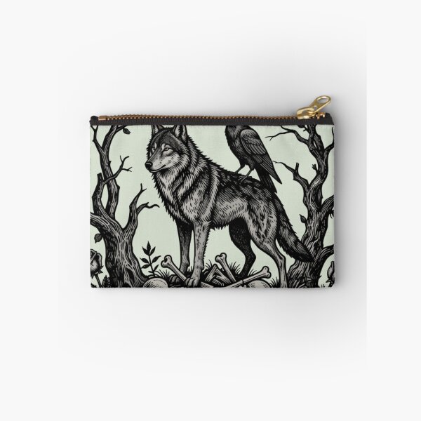 Item preview, Lupus Noctis - Gothic Wolf Howling at Moon Dark Art designed and sold by GoGreenlove.