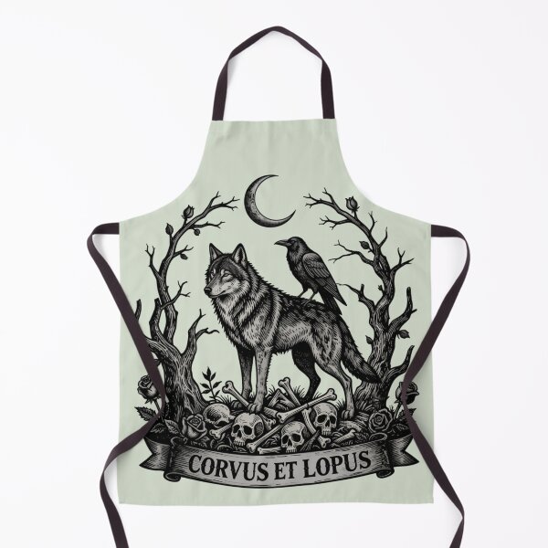 Item preview, Lupus Noctis - Gothic Wolf Howling at Moon Dark Art designed and sold by GoGreenlove.