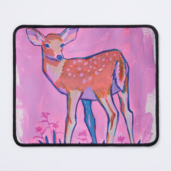 Item preview, Pink Deer Fawn Watercolor designed and sold by FearlessPaints.