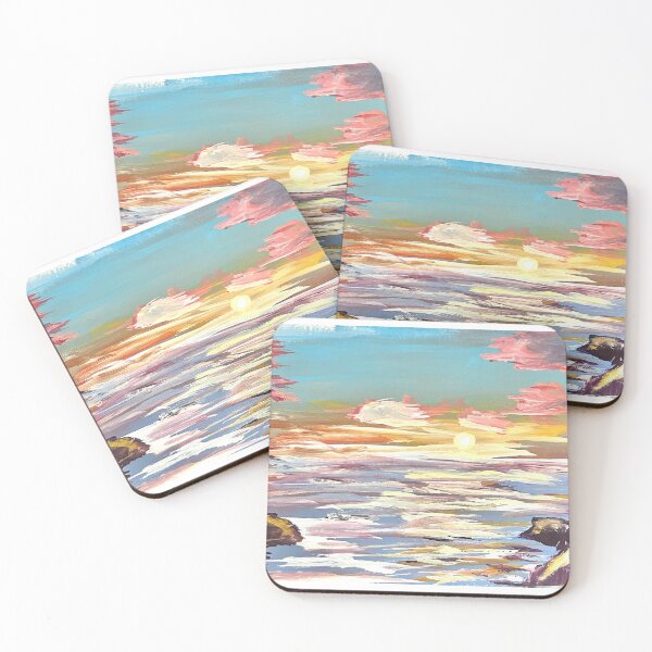 Item preview, Sunset by The Rocks designed and sold by ArtByKalliopi.