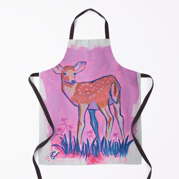 Item preview, Pink Deer Fawn Watercolor designed and sold by FearlessPaints.