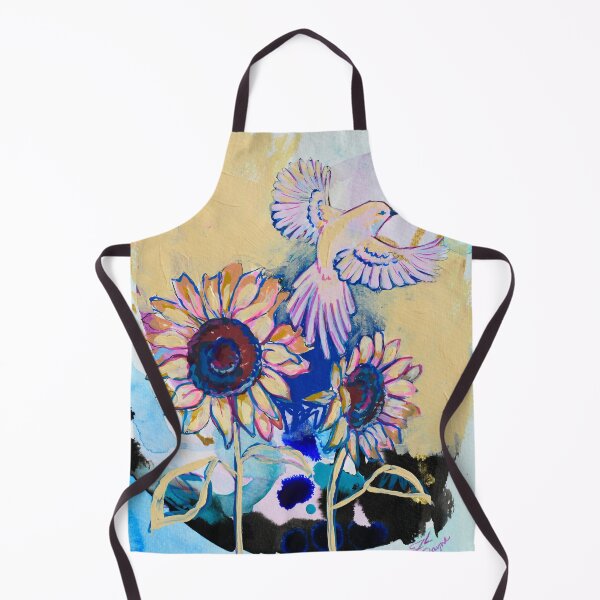Item preview, Sunflowers and Dove Bird designed and sold by FearlessPaints.