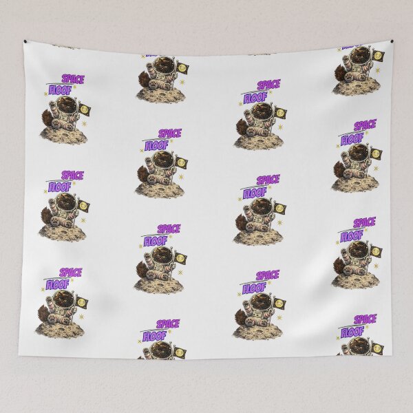 Item preview, Space Floof – Astronaut Cat on the Moon designed and sold by lumar23.